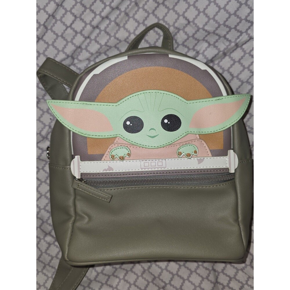 NWOT star wars at George baby Yoda grogu the child mini backpack bookbag bag!